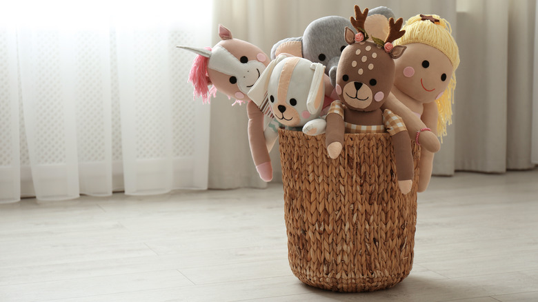 basket of toys 