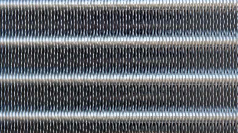 Closeup AC fins