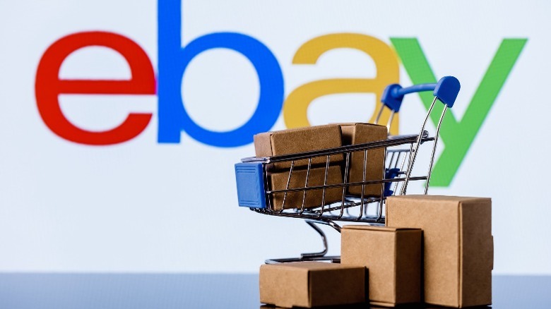 eBay image with shopping cart