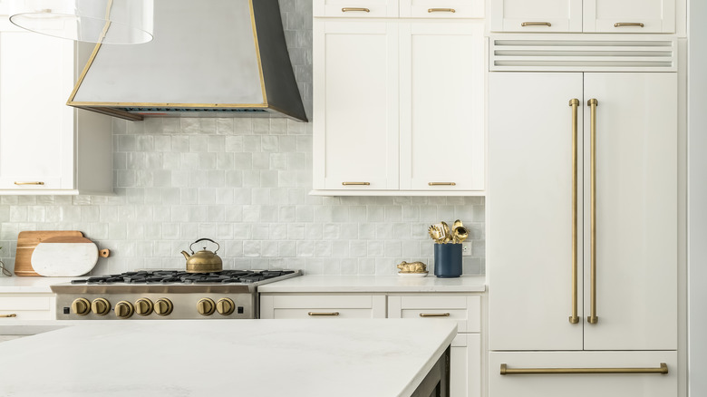 Modern white kitchen