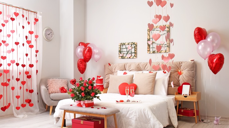 Valentine's Day room decor