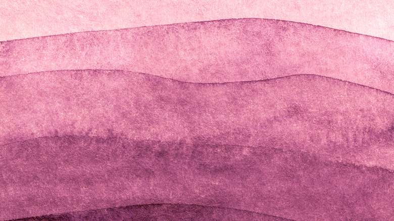 Pink painted paper with ombre