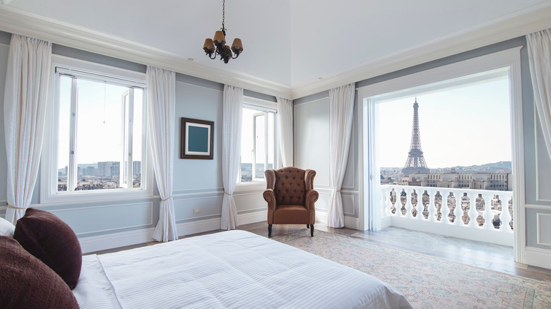A Parisian apartment with views.