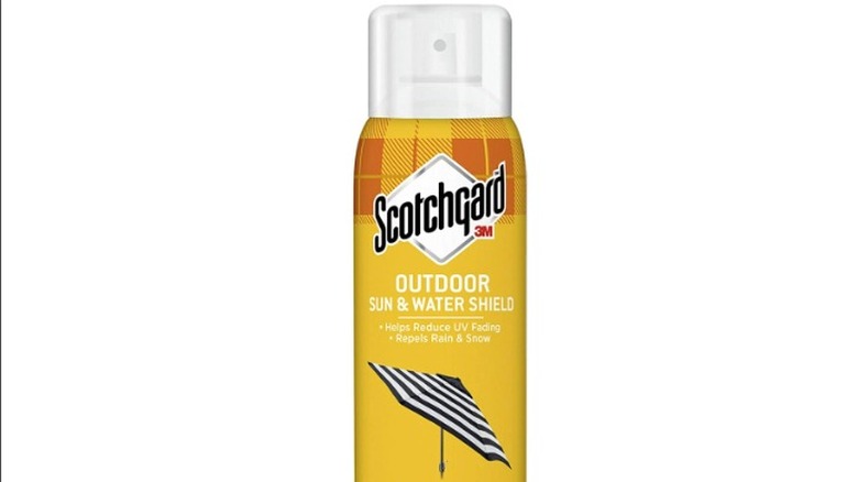 Scotchgard spray in yellow bottle