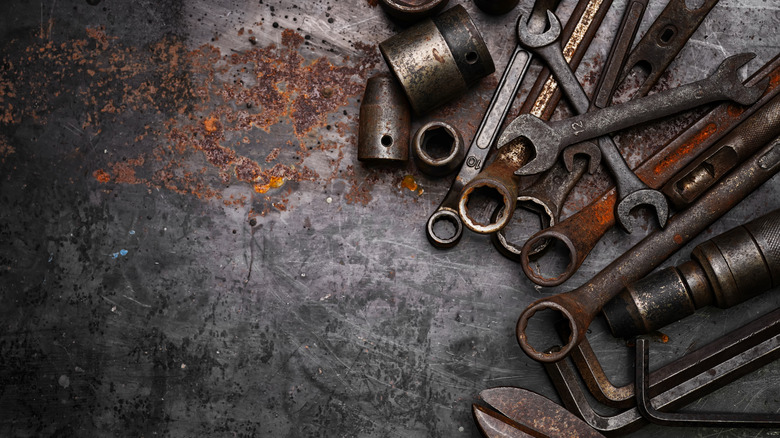 rusty tools