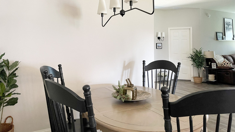 dining room in open format