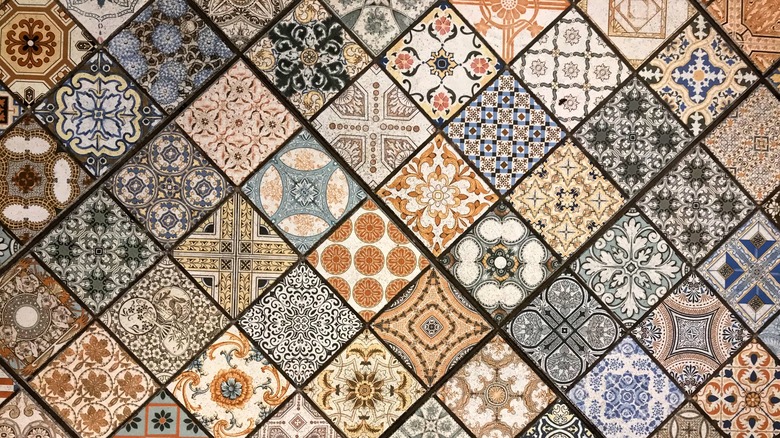 Oriental tiles combined