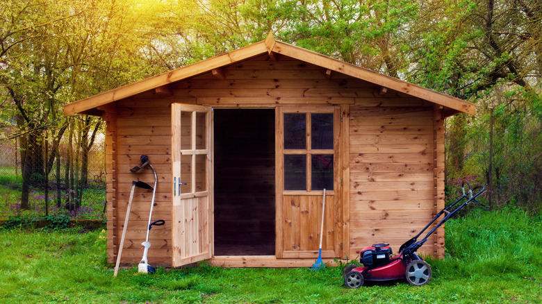 A yard shed