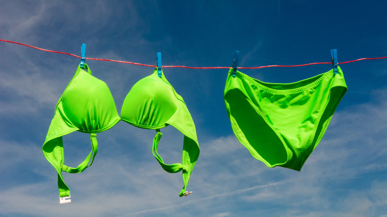 Swimwear air-drying