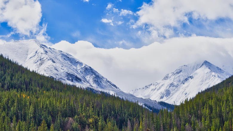 Snowy Rocky Mountains