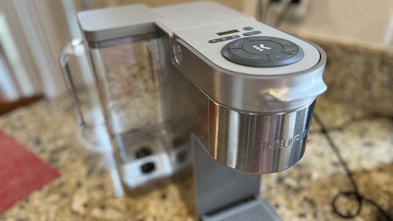 keurig machine on counter