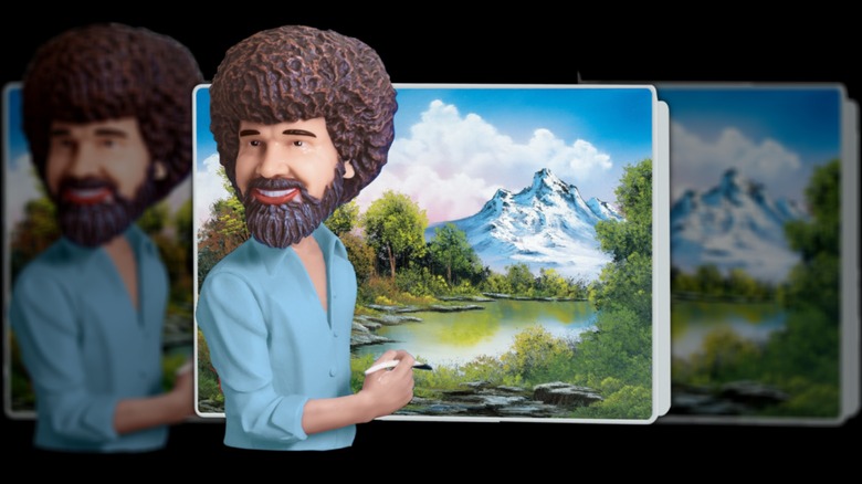 Bob Ross talking night light