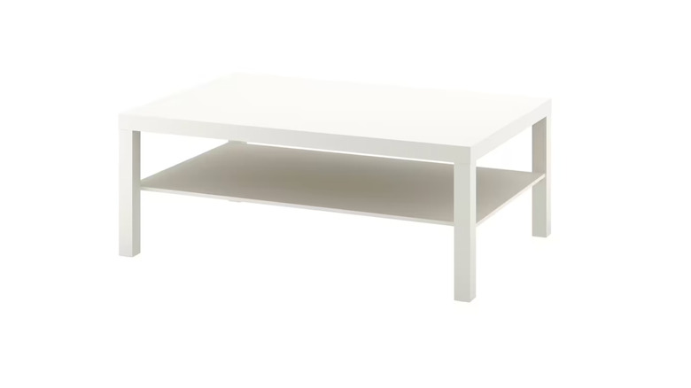 white lack table from ikea