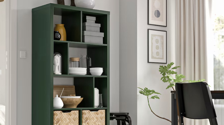 IKEA KALLAX in dark green