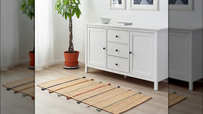 IKEA RAKLEV jute rug