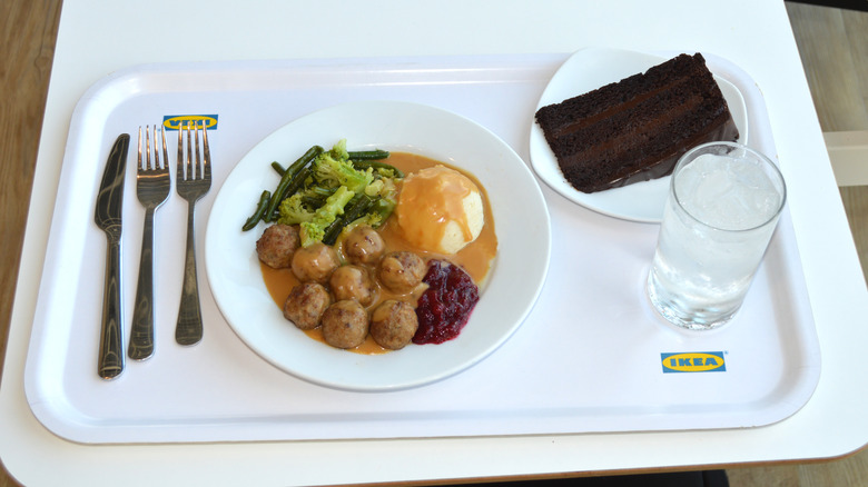 Ikea food Swedish meatballs