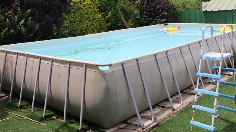 above-ground pool