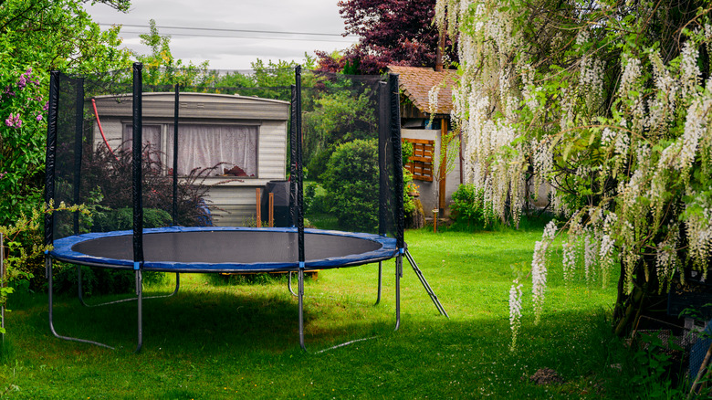 above ground trampoline 