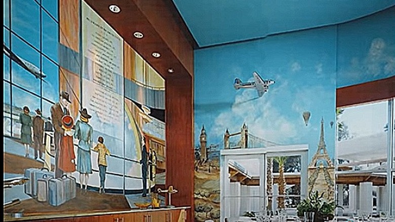 Dining room mural