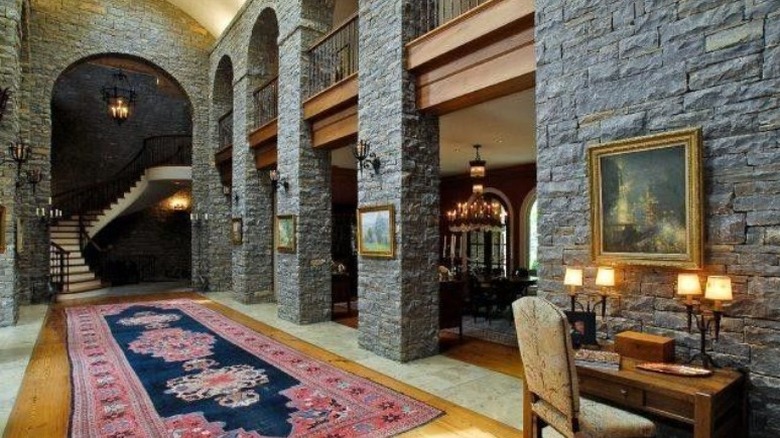 stone hallway and staircase