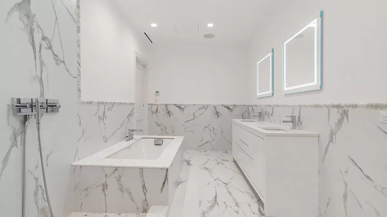 marble bathroom