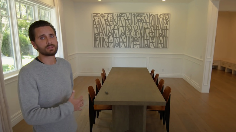 Scott Disick dining room set