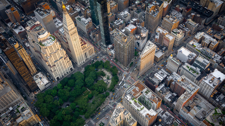 Ariel view of Madison Square 