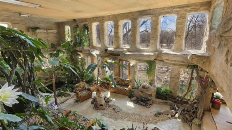 Stone atrium