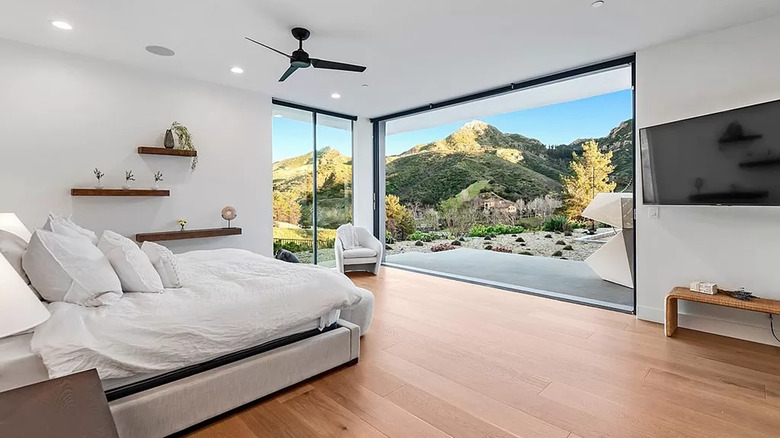 Bedroom of Kaley Cuoco's new home