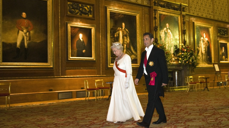 Queen Elizabeth at Windsor Castle