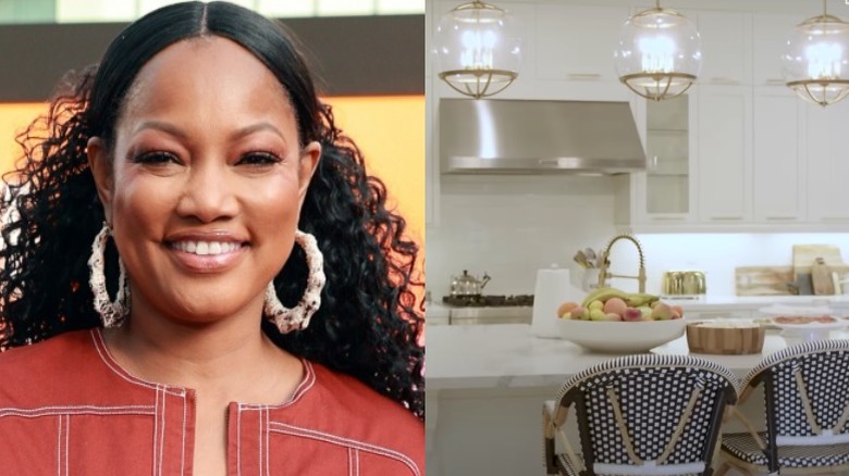 Garcelle Beauvais and kitchen