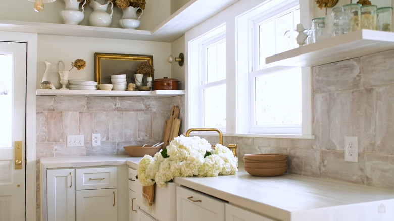 Modern white kitchen