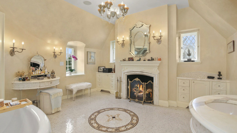 French country bathroom