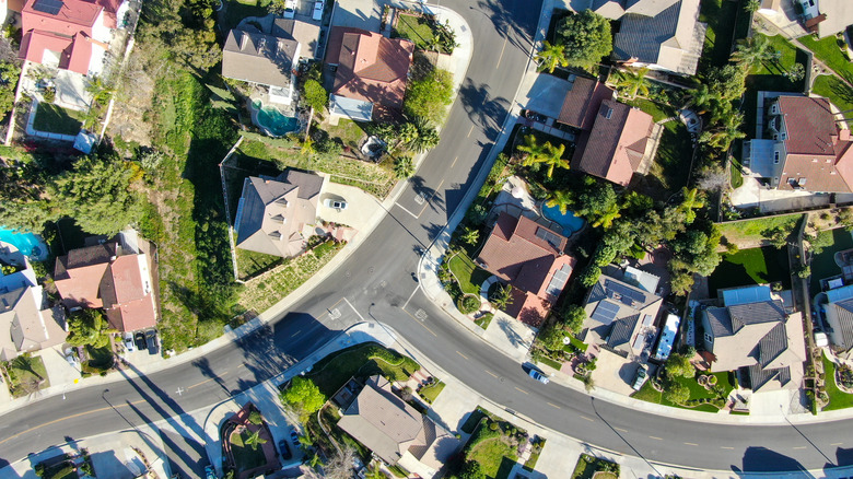 Eastern Los Angeles aerial view