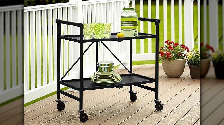 Room & Joy steel bar cart