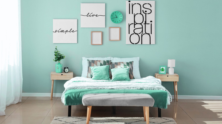 turquoise wall color