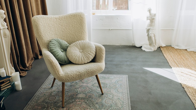 boucle chair