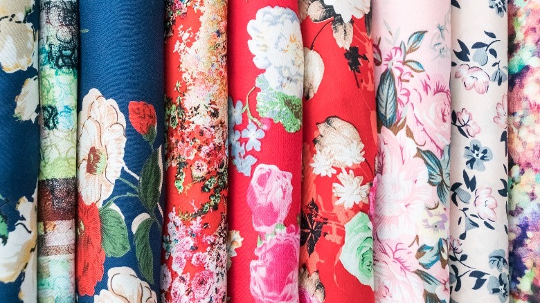 Chintz floral fabrics