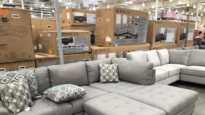 Costco sofa at a store in Minneapolis