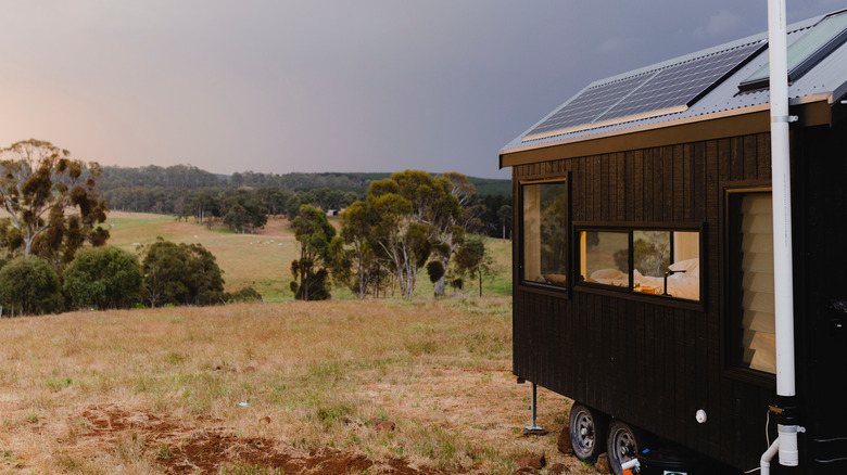 Tiny house in wilderness