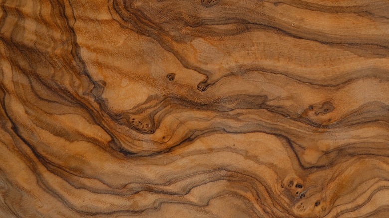 Dark olive wood