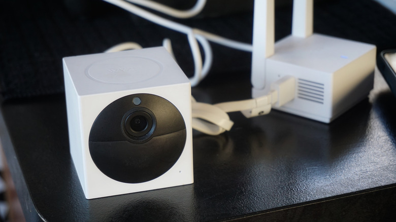 Wyze security camera charging