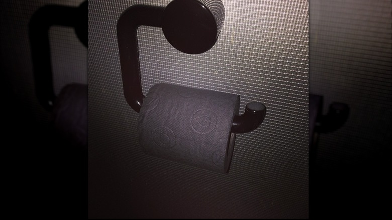 black toilet paper 