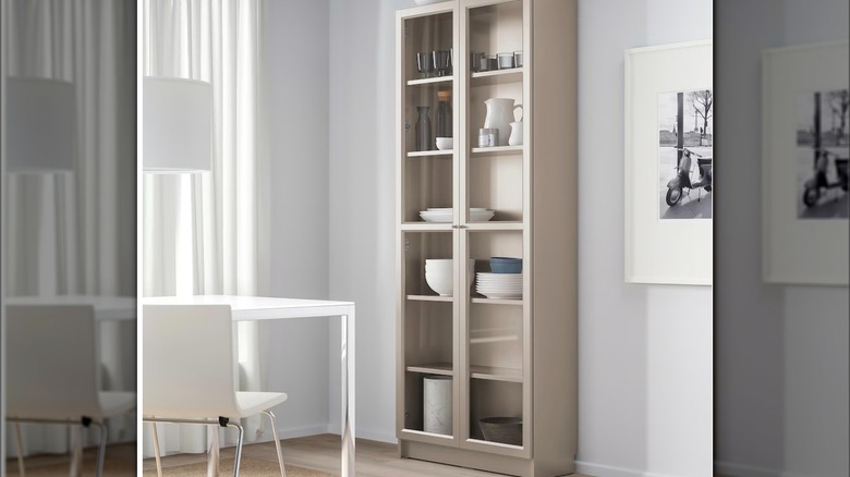 White IKEA BILLY bookcase 