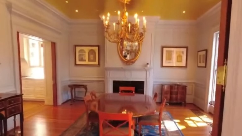 dining room inside kennedy's house