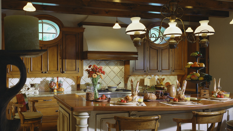 An old-fashioned kitchen