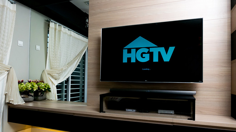 HGTV app loading on TV