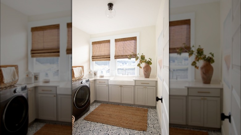 Jenny Marrs' finished laundry room on "Rock the Block"