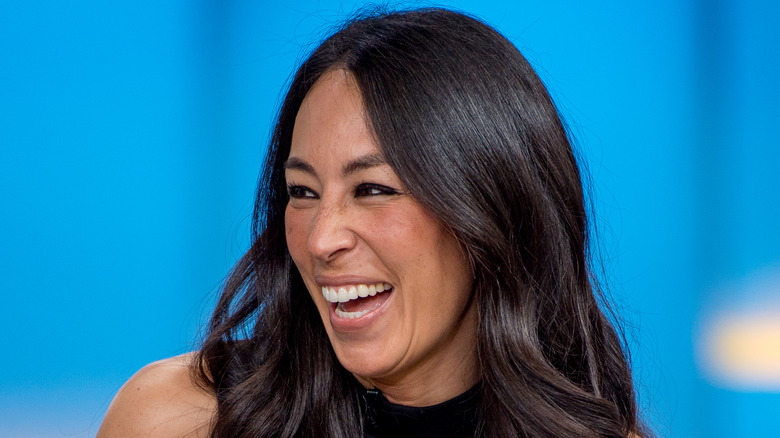 Joanna Gaines laughing in an interview