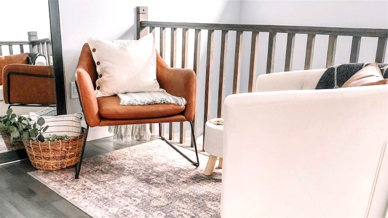 Seating area on upstairs landing